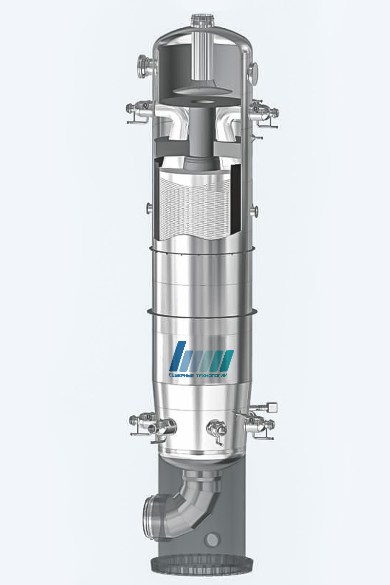 Основные компоненты спиральновитого теплообменника для заводов СПГ